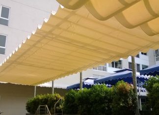 Mái che di động Phương Trang bền vững theo thời gian mái che di động
